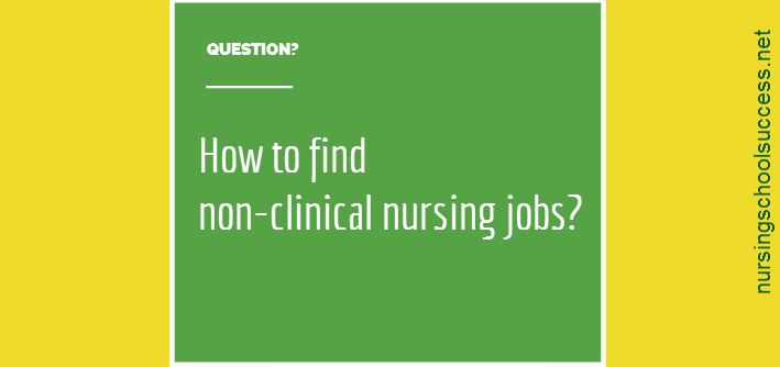 Non-Clinical Nursing Jobs